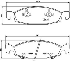 Brembo p37005 kit usato  Casapesenna