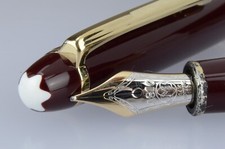Montblanc stilografica bordeau usato  Valvestino