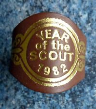 Leather scout woggle for sale  CWMBRAN
