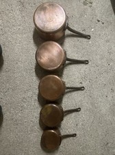 Set casseroles cuivre d'occasion  Moyenmoutier
