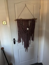 Beautiful mauve macrame for sale  YORK