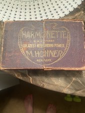 Caixa de harmônica M. Hohner Harmonette e harmônica de madeira vintage Alemanha comprar usado  Enviando para Brazil