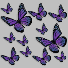 12x butterfly sticker for sale  LEICESTER