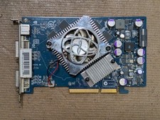 Placa de vídeo XFX nVidia GeForce 6600 GT 128-bit 128MB DDR3 AGP 8X Dual DVI NV43 comprar usado  Enviando para Brazil