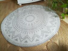 Tapis rond blanc d'occasion  Paris I