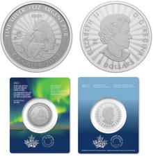 Moeda bullion de prata pura 1 oz Majestic POLAR BEAR & CUBS 2023 CANADÁ .9999 US$ 5 comprar usado Moeda bullion de prata pura 1 oz Majestic POLAR BEAR & CUBS 2023 CANADÁ .9999 US$ 5 comprar usado  Enviando para Brazil