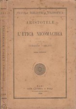Etica nicomachea. aristotele. usato  Italia