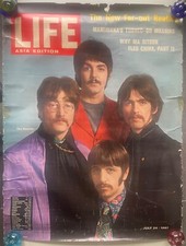 Pôster promocional original vintage 1967 The Beatles Life Magazine "The New Far Out"., usado comprar usado  Enviando para Brazil