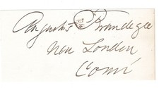 Abolitionist augustus brandege for sale  Armonk