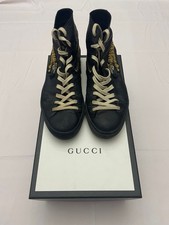 Gucci black leather usato  Siracusa