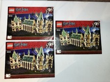 Harry Potter Lego Castelo de Hogwarts 4842 Manuais de Instruções Apenas 3 peças Folhetos, usado comprar usado  Enviando para Brazil