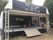 Mobile stage cover for sale  LEATHERHEAD