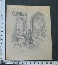 Wunderkammer exlibris 1091 usato  Italia
