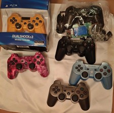 Controles PS3 DualShock 3 🎮 x3 -- Controles personalizados 😎 x2 + peças de reposição comprar usado  Enviando para Brazil