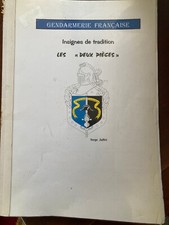 Livre insignes gendarmerie d'occasion  Reichstett