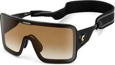 Usado, Óculos de sol Carrera FLAGLAB 15 807 86 preto brilhante marrom degradê 99-01-130 com estojo comprar usado  Enviando para Brazil
