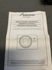 Worcester single channel for sale  BIRMINGHAM