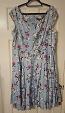 Hell bunny blue for sale  ASHBY-DE-LA-ZOUCH