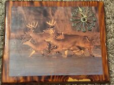 Vintage deer clock for sale  Newborn