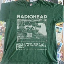 Camiseta verde anos 90 banda Radiohead Ok Computer álbuns reimpressão P-5XL NH11388 comprar usado  Enviando para Brazil