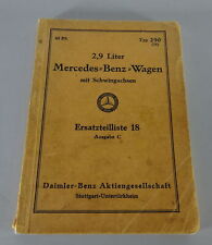 Teilekatalog mercedes benz gebraucht kaufen  Jever