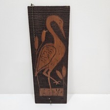 Guindaste pirográfico antigo esculpido à mão arte flamenga pendurado com gancho década de 1900 (Leia), usado comprar usado  Enviando para Brazil