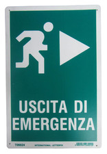 Targhetta segnaletica uscita usato Targhetta segnaletica uscita usato  Morro d'Oro