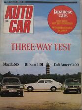 Autocar magazine august for sale  DARWEN