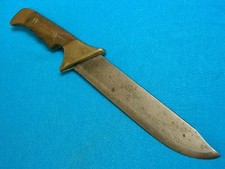 FACA DE SOBREVIVÊNCIA VINTAGE PERSONALIZADA ARTE DE TRINCHEIRA HOMEM DA MONTANHA COMBATE CAÇA MUITO BOM ESTADO comprar usado  Enviando para Brazil