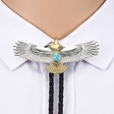 Colar de casamento Flying Eagle turquesa masculino bolo gravata presente cowboy ocidental comprar usado  Enviando para Brazil