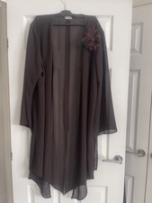 Brown chiffon evening for sale  BIRMINGHAM