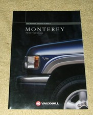 Vauxhall monterey 1997 for sale  UK
