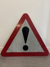 Large road exclamation for sale  SOUTHEND-ON-SEA