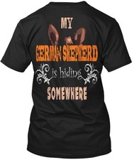 Camiseta My German Shepherd's Hiding feita nos EUA tamanho P a 5XL comprar usado Camiseta My German Shepherd's Hiding feita nos EUA tamanho P a 5XL comprar usado  Enviando para Brazil