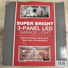 (2 pack) 3-Panel 8000 Lumens, Direct LED Retro-Fit E26 Indoor Garage Work Light comprar usado  Enviando para Brazil