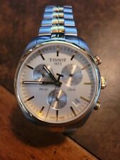 LOOK! Relógio de quartzo masculino Estate Tissot 1853 PR 100 aço inoxidável 2 tons atrás comprar usado  Enviando para Brazil