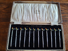Cased set silver for sale  HALIFAX