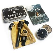 Kit EDC de vara de ferro chifre sílex e atacante isqueiro iniciador de fogo madeira gorda tinder comprar usado  Enviando para Brazil