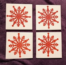 Set snowflake coasters for sale  Quincy