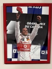 Lewis hamilton autografo usato  Spedire a Italy