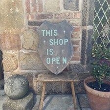 Vintage shop sign for sale  DERBY