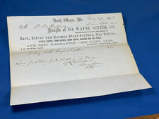 1861 receipt wayne for sale  Saco