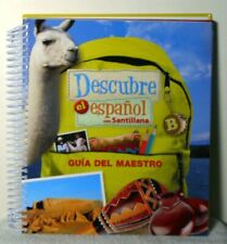 Descubre el Espanol con Santillana B Teacher's Edition segunda mano  Embacar hacia Argentina