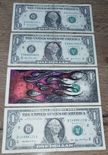 Dollar banknoten coloriert gebraucht kaufen  Minden