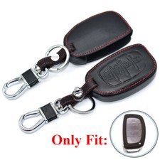 Fit HYUNDAI Tucson Elantra 4 Botões Controle Remoto Chaveiro Bolsa Suporte Capa de Couro, usado comprar usado  Enviando para Brazil