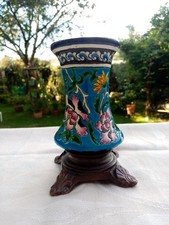 Superbe vase émaux d'occasion  Tarnos