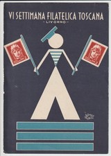 Livorno 1954 cartolina usato Livorno 1954 cartolina usato  Foligno