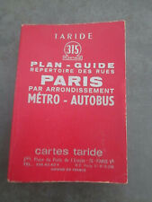 Taride plan paris d'occasion  Limoges-