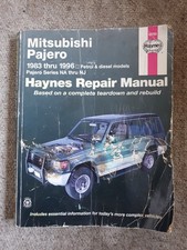 mitsubishi pajero haynes manual for sale mitsubishi pajero haynes manual for sale RINGWOOD
