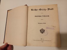 Reichsgesetzblatt 1854 1855 gebraucht kaufen  Augsburg